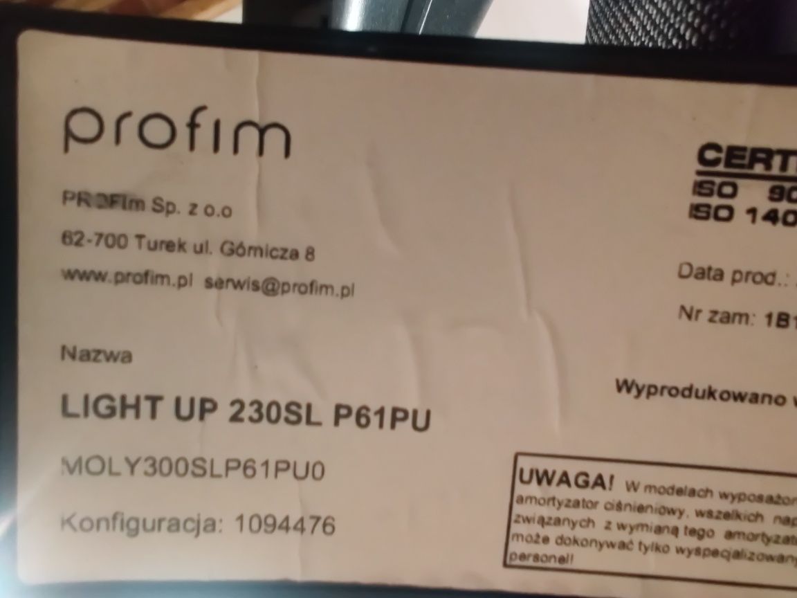 Krzesło biurowe Profim