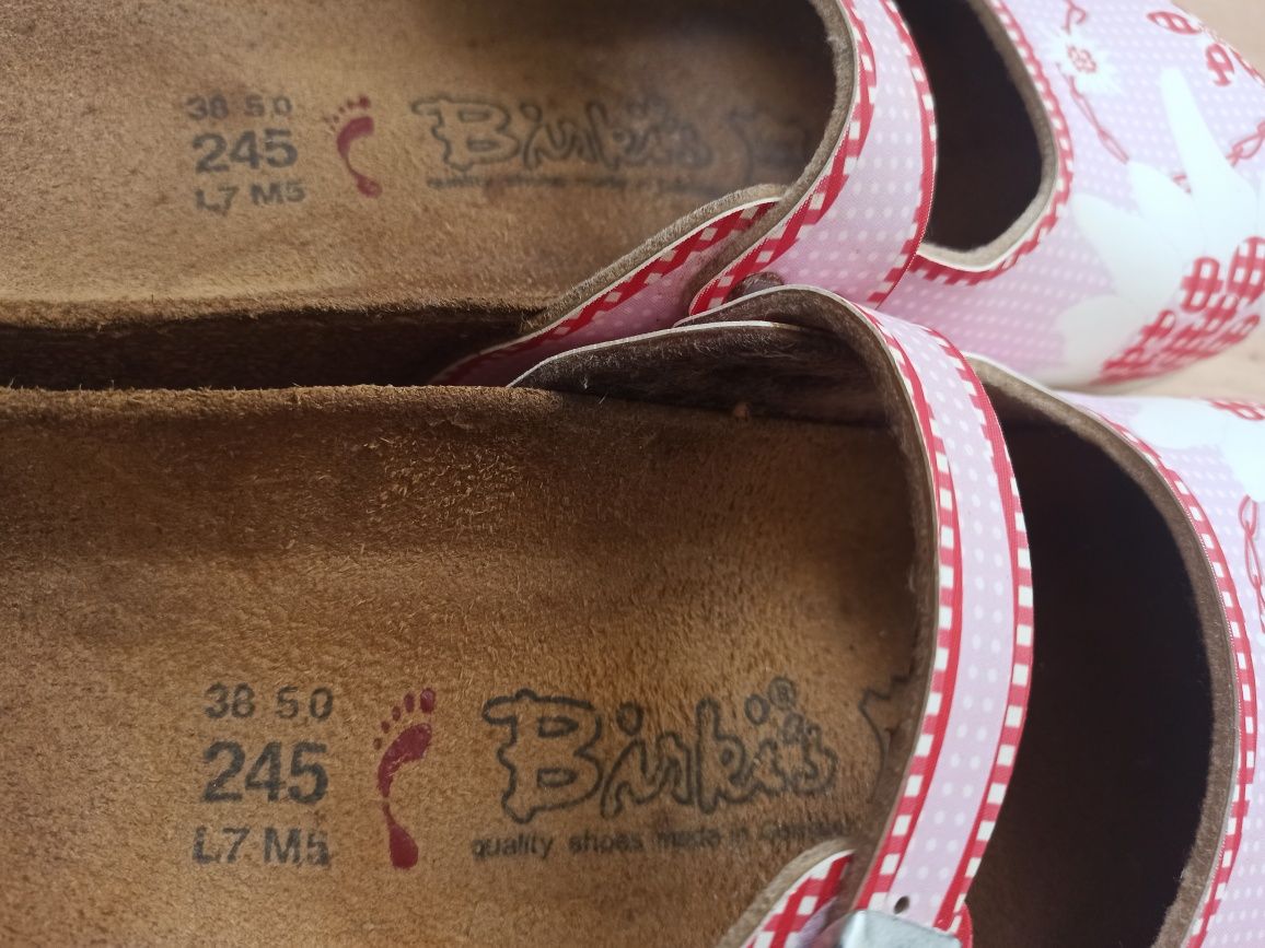 Birkenstock rozmiar 38 .