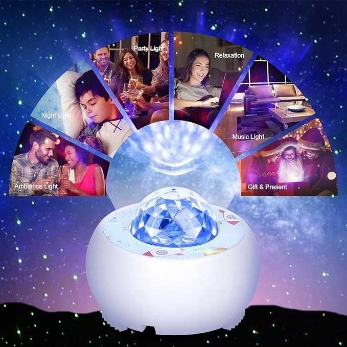 Projektor Gwiezdny lampka Starry Light Riarmo DP-2020