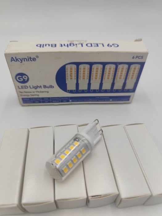 Zestaw 6 żarówek LED G9 4W AkyNite nowe