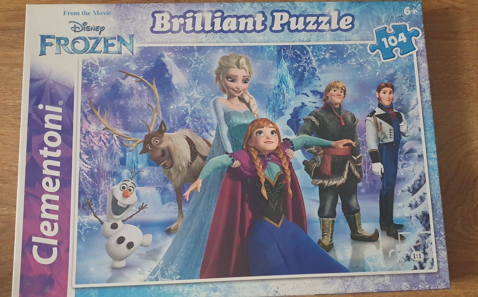 Puzzle I gra planszowa Boom Boom Elsa Trefl Frozen kraina lodu