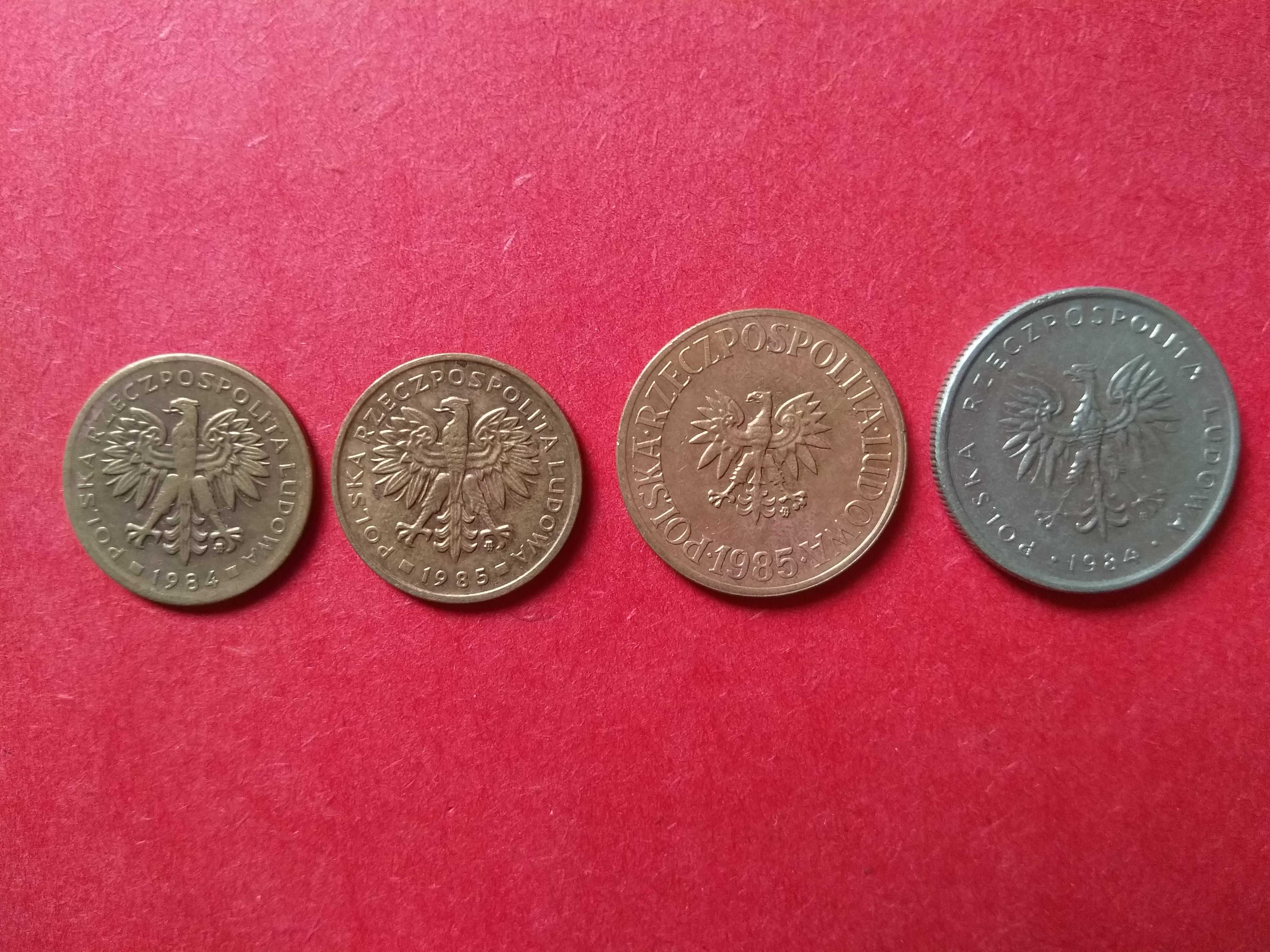 8. Monety Polskie od 1984r 2zł , 2zł , 5zł , 10zł 4szt