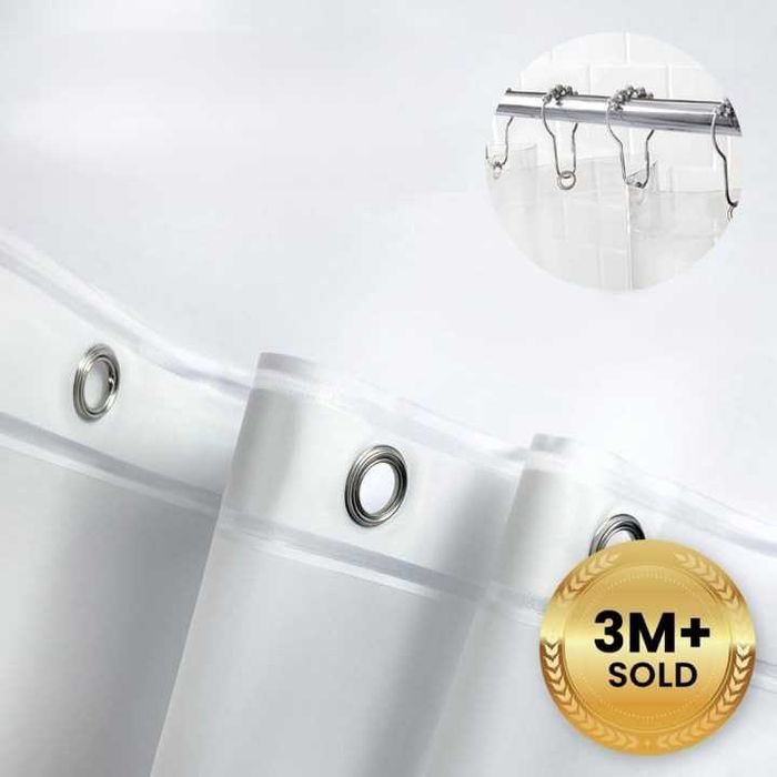 Wodoodporna Zasłona Prysznicowa 183x183 cm