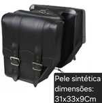 Alforges pele sintética/verga/vime/poliéster bicicleta urbana/clássica