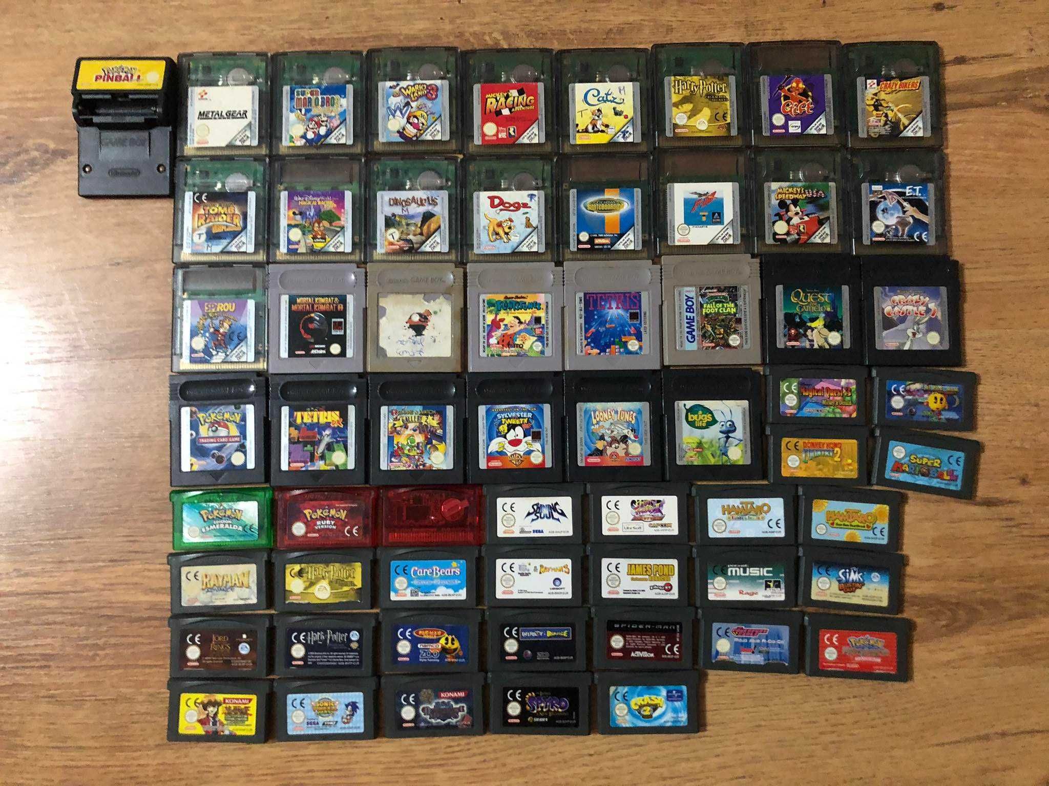Jogos Gameboy Advance Game Boy Color SP GBA Nintendo