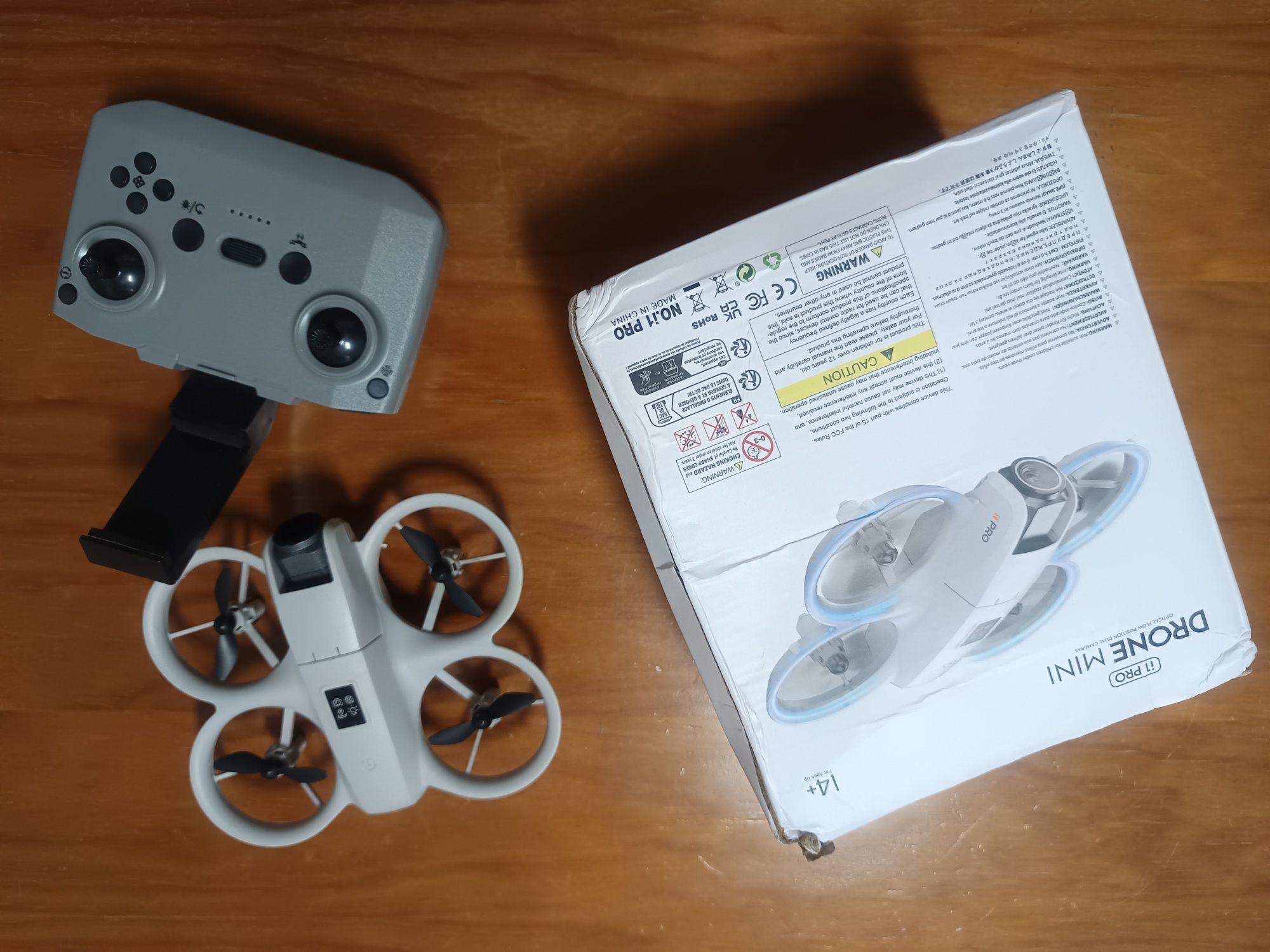 Mini drone i1 PRO com 3 Baterias e VR Glasses