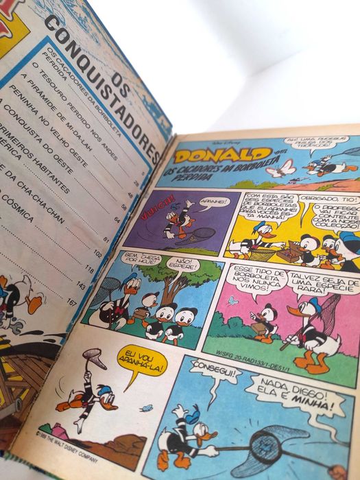 Livro Vintage de BD Disney Especialíssimo Número 29 Coleção Anos 80