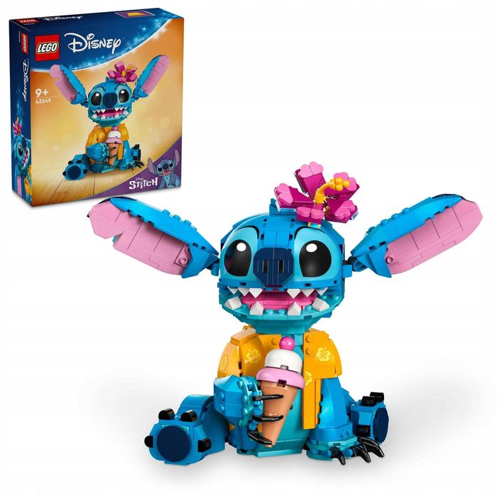 LEGO Disney 43249 Stitch – model 730 klocków, ruchome uszy i głowa