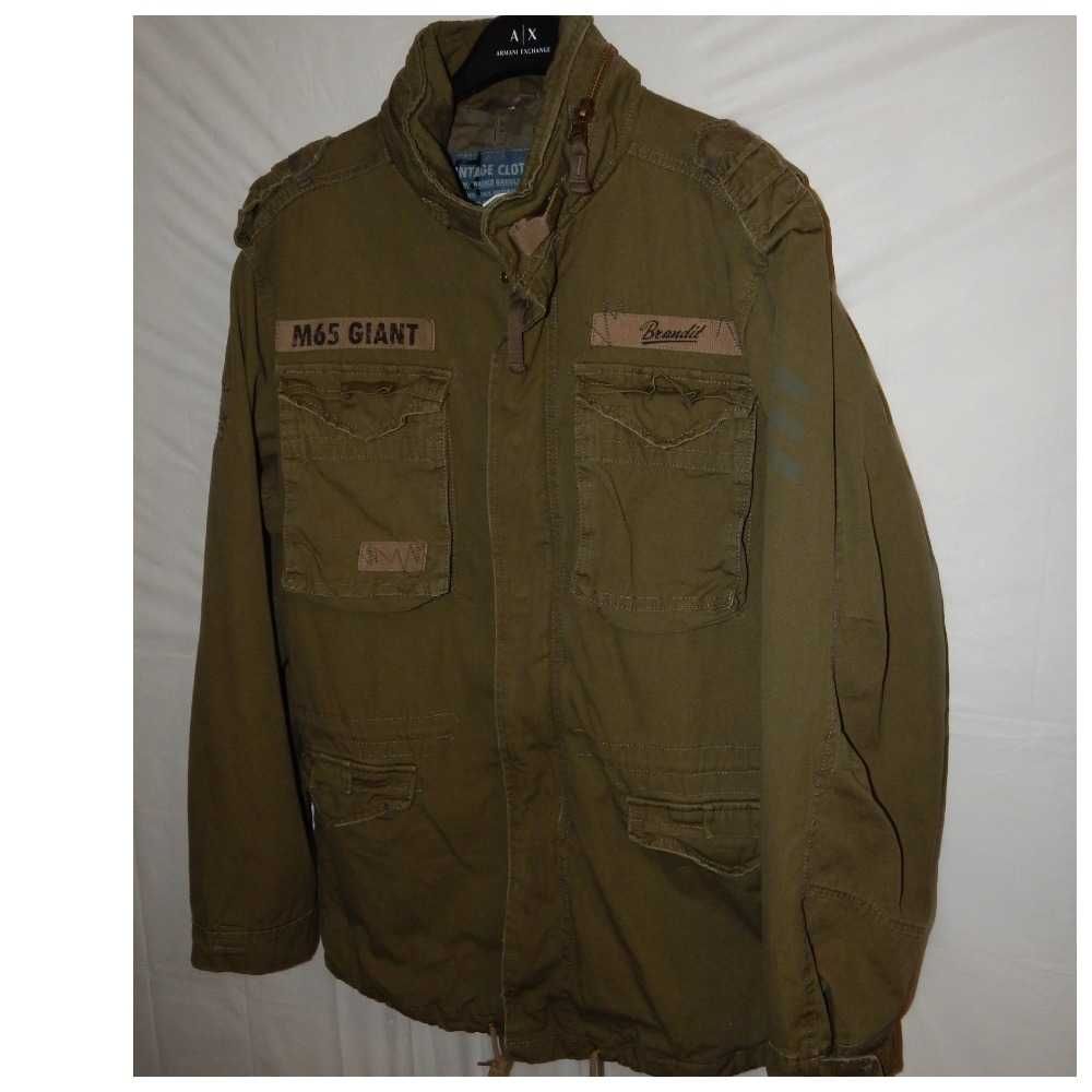 Тактическая куртка из хлопка Brandit M65 Giant – Хаки (без подклада)