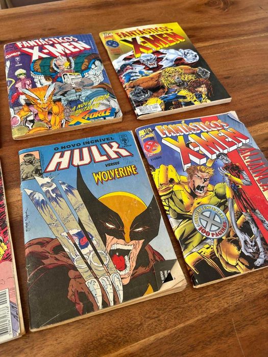 Livros de Banda Desenhada (X-MEN, HOMEM ARANHA, HULK, DISNEY)