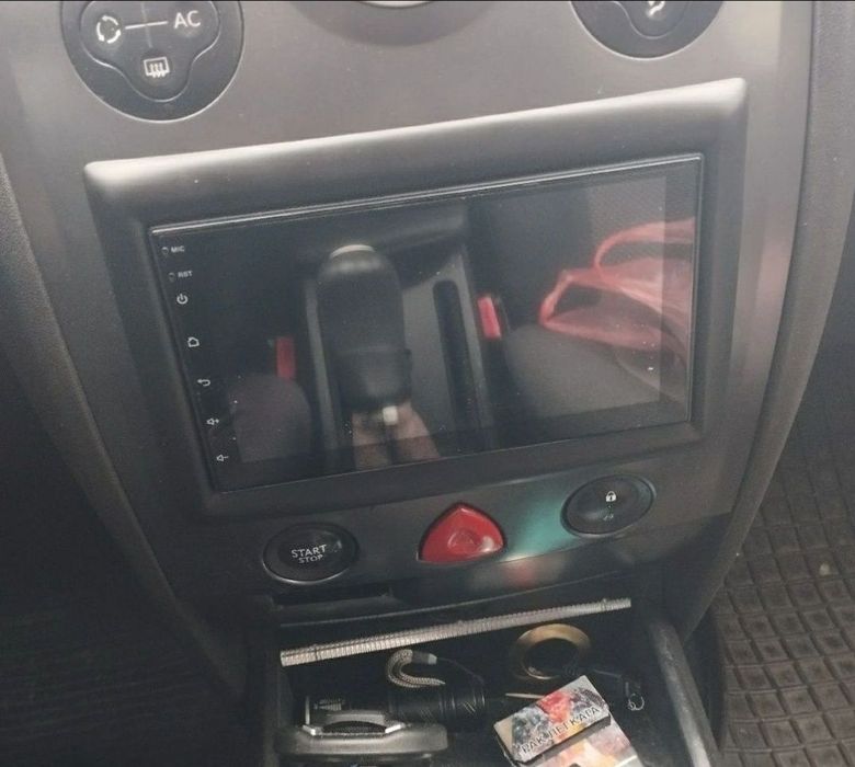 Radio 2 DIN Megane 2 + GPS + Carplay + Novos em caixa