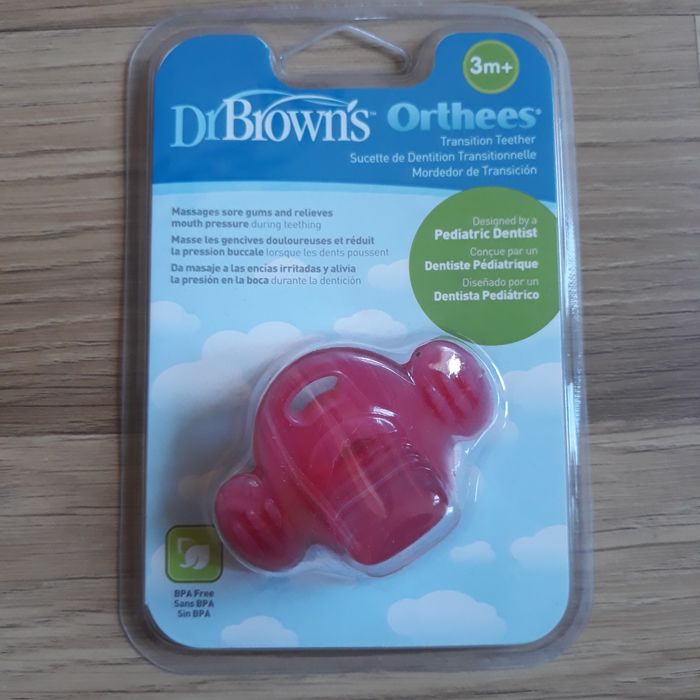 Dr Brown's gryzak gryzaczek na ząbkowanie smoczek dziubek butelka canp