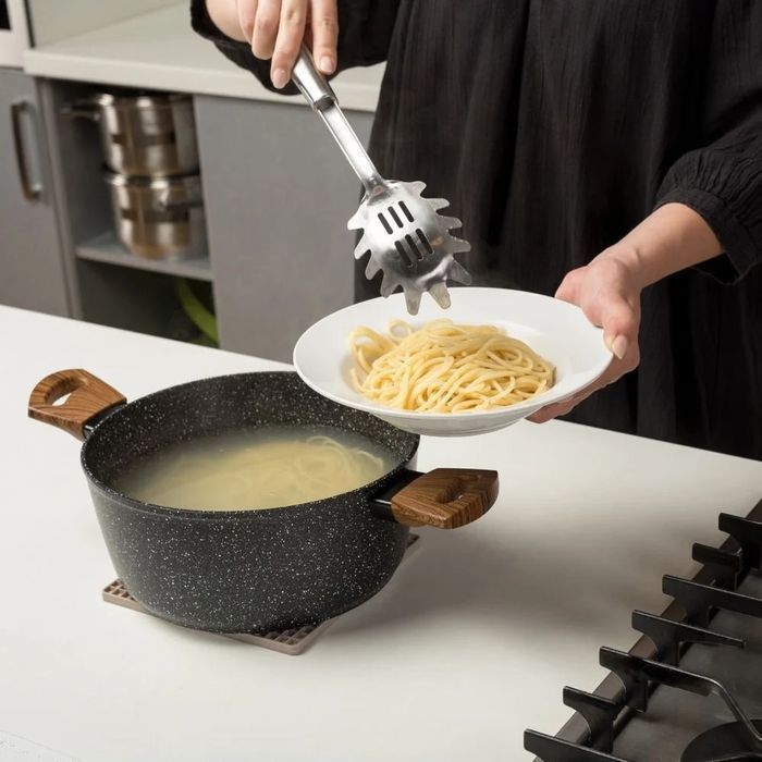 Łyżka Kuchenna Stalowa Widelec Makaronu Spaghetti