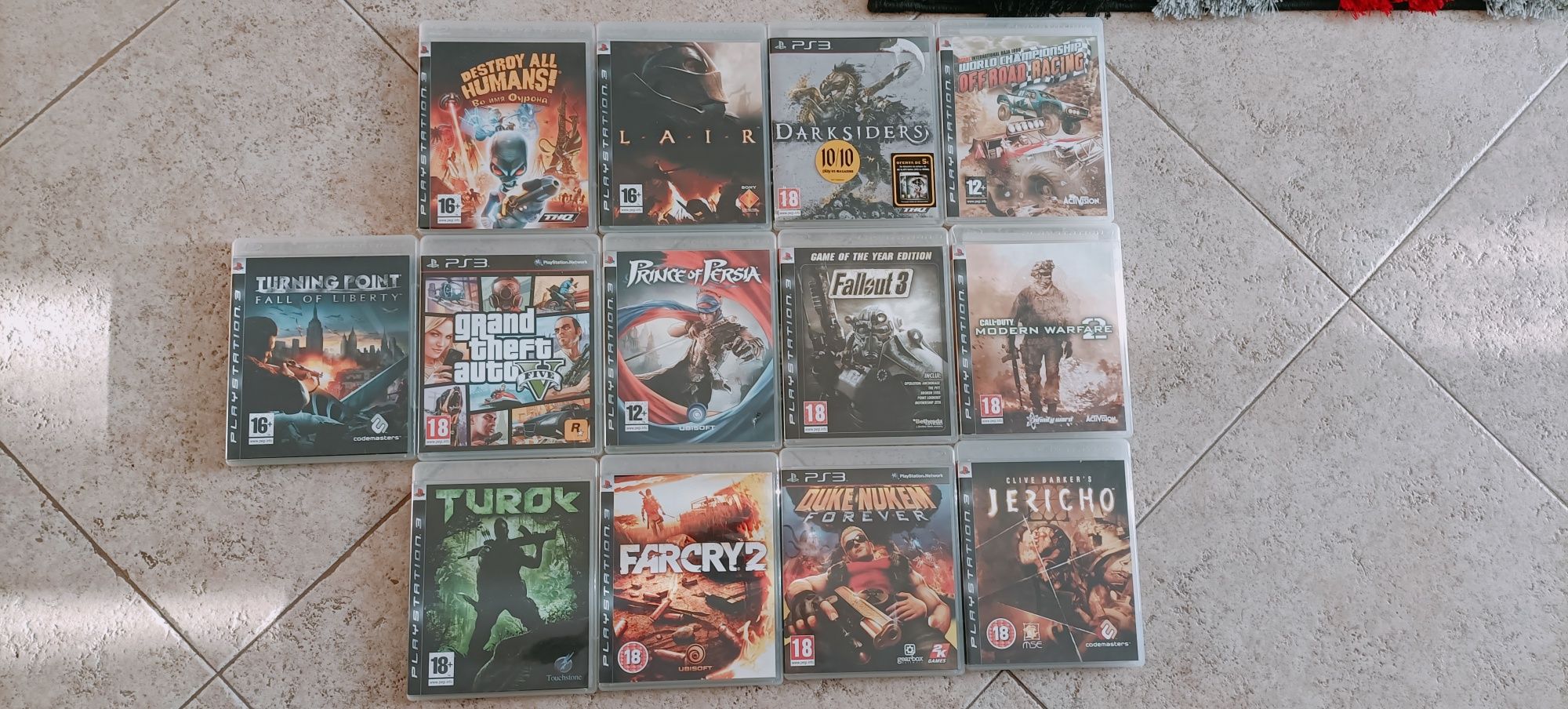 Jogos usados para PS3