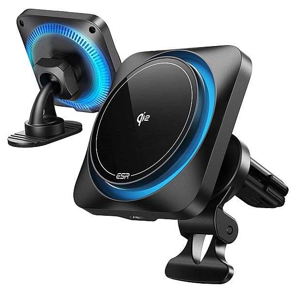 Esr Halolock Cryoboost Magnetic Magsafe Dashboard & Vent Car Mount Wir