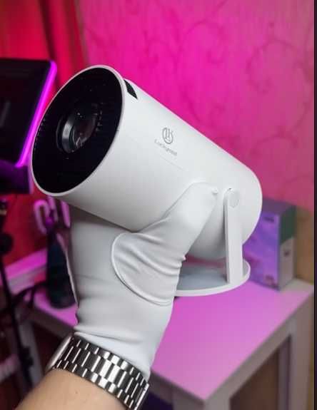 Проектор 4К портативный HY320 pro android 12 smartTV WiFi magcubic