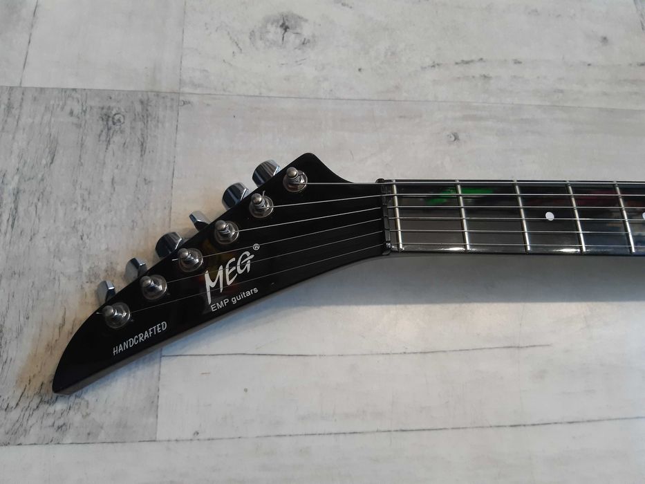 Leworęczna Gitara MEG EMP guitars - Black -LH- wysyłka Gratis -zamiana