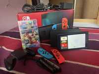 Konsola Nintendo Switch v2 32GB HAC-001 + gra Mario Kart 8 Deluxe