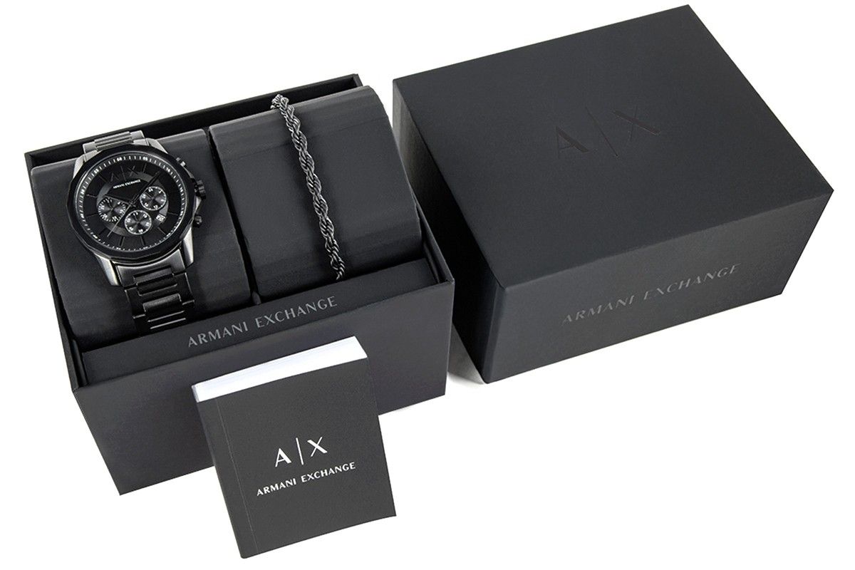 Zegarek Męski + Bransoleta Armani Exchange AX7163SET + BOX