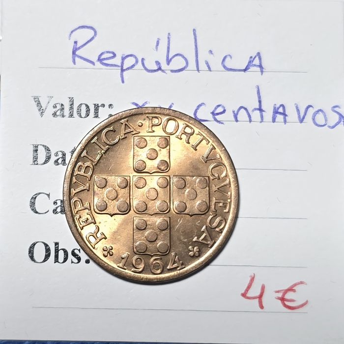 XX centavos 1964 soberba