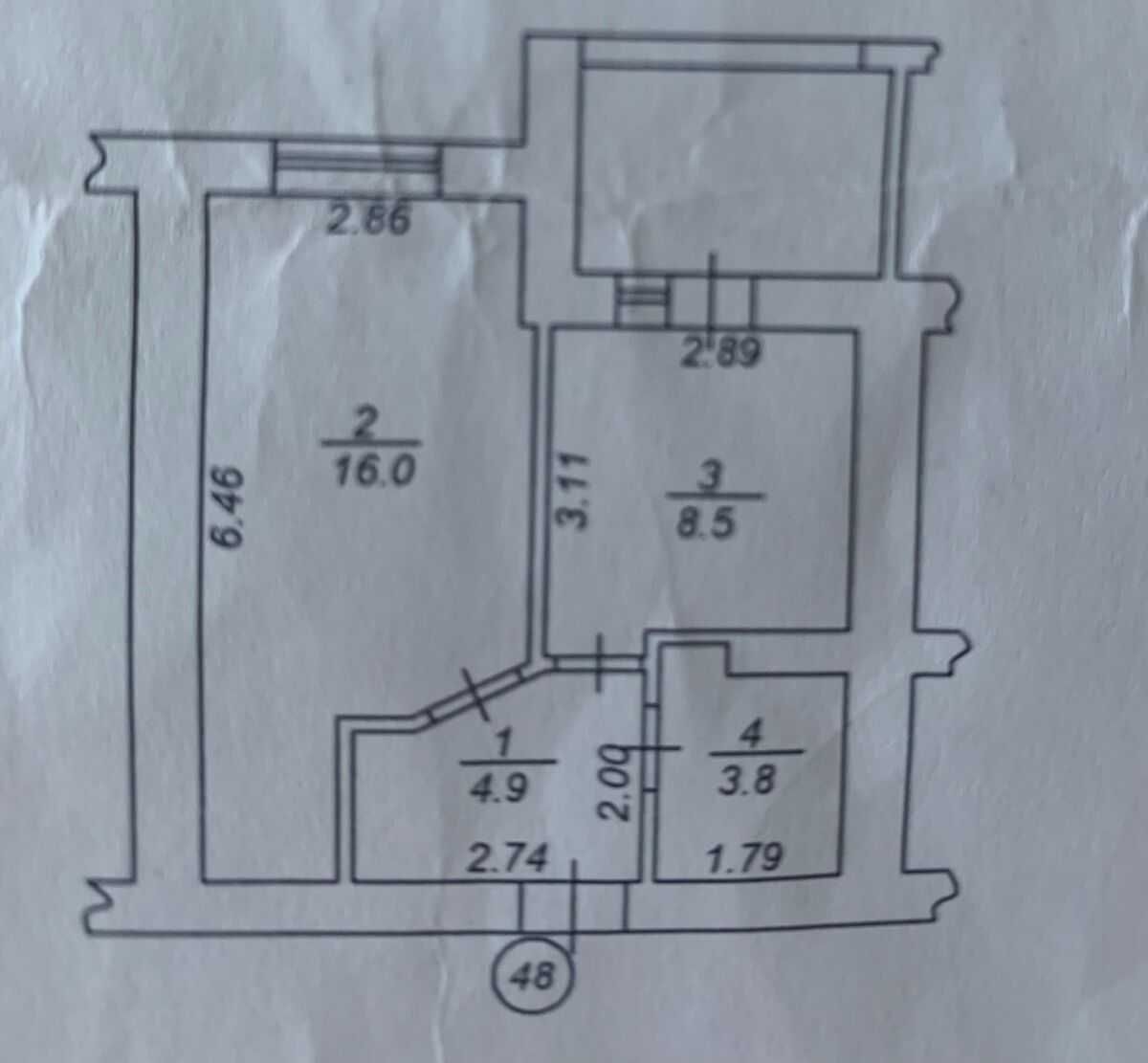 Продається однокімнатна квартира ЖК "Акварелі 2" 54500$