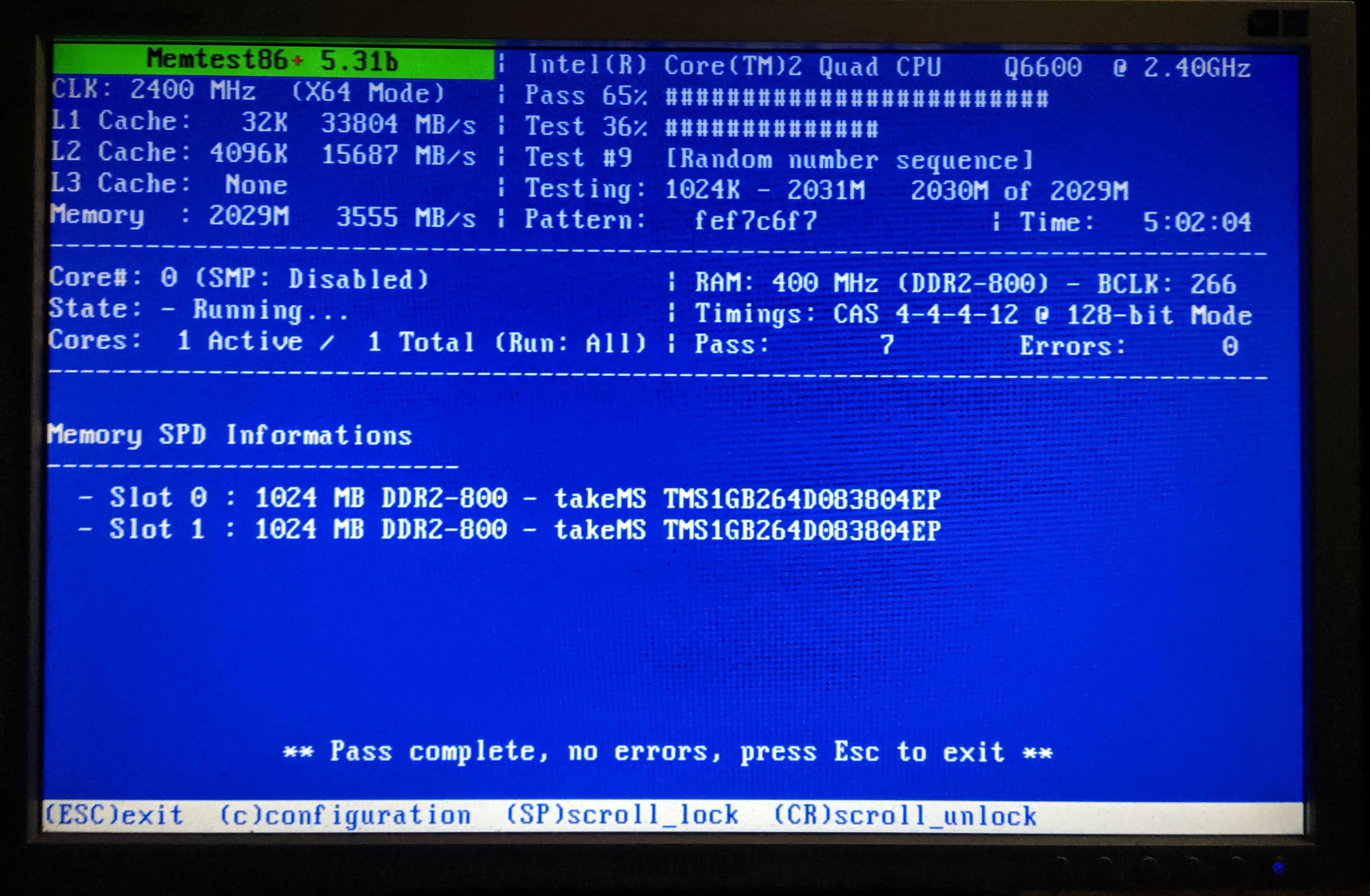 Пам'ять takeMS 2*1GB DDR2 PC2-6400 800MHz 4-4-4-12 +результати тестів