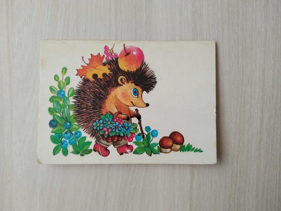 Блокнот, 2 конверта, открытка