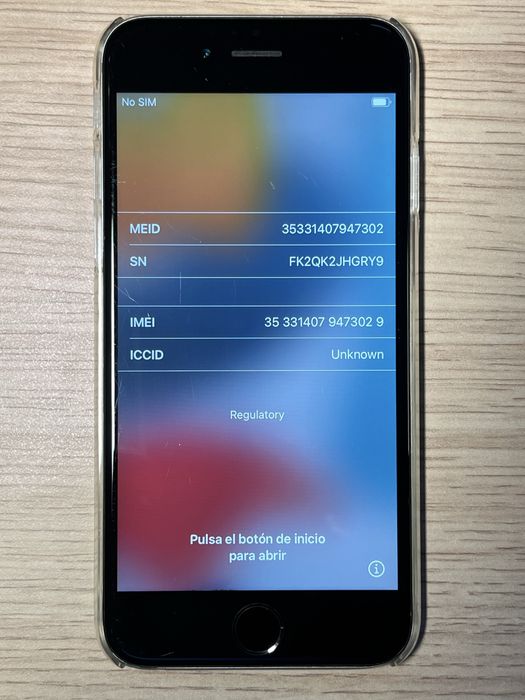 Iphone 6s srebrny z akcesoriami