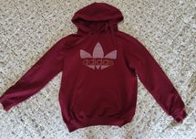 Bluza adidas bordowa