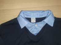 Рубашка-обманка, кофта с воротником, р.13-14 лет, р.158