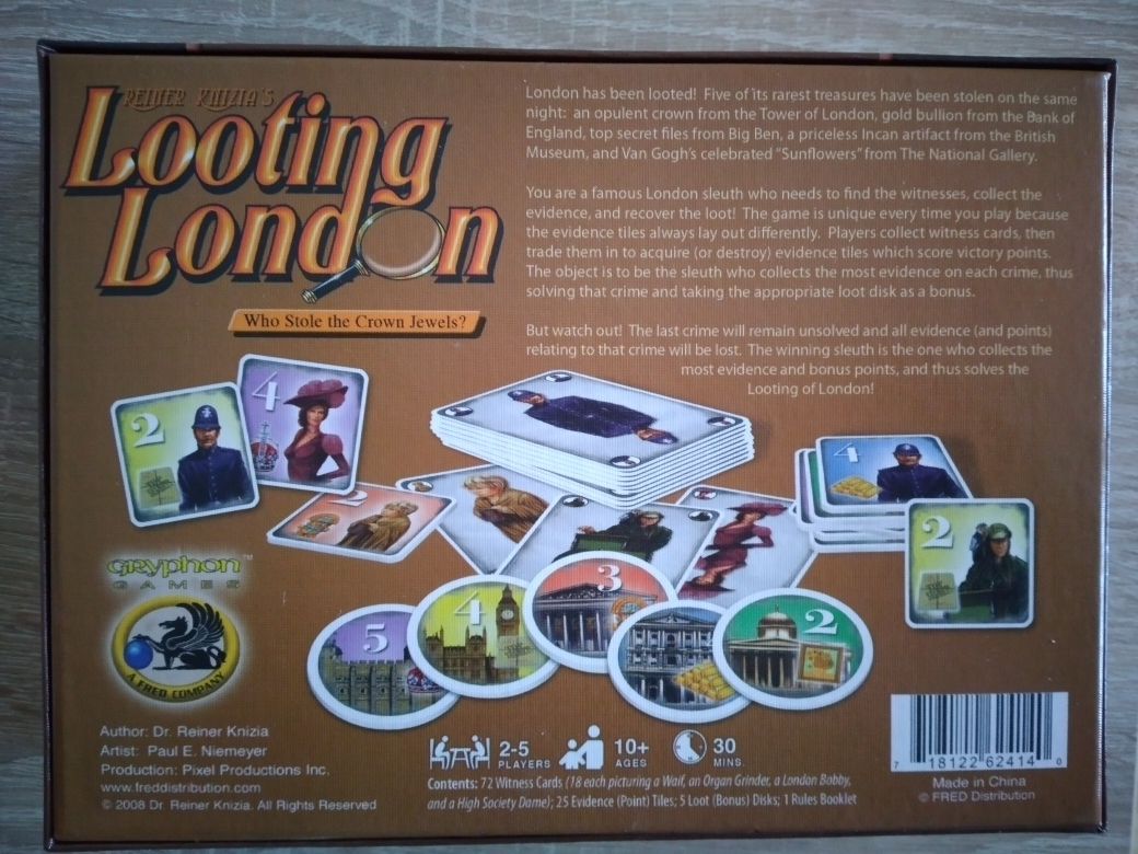 Looting London gra ( instrukcja pl)