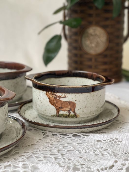 Бульонниці керамічні вінтаж Німеччина супові тарілки глибокі