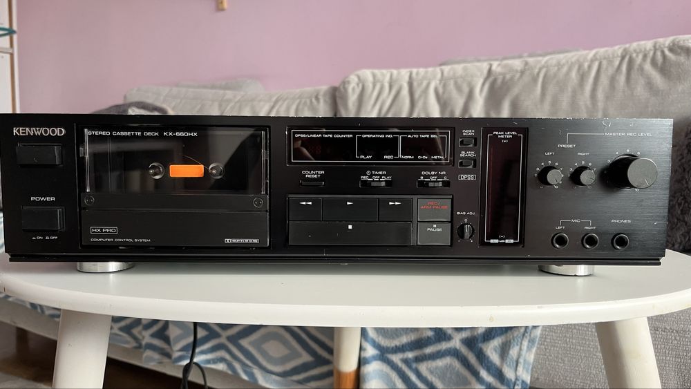Magnetofon kasetowy Kenwood KX-660HX po serwisie!!