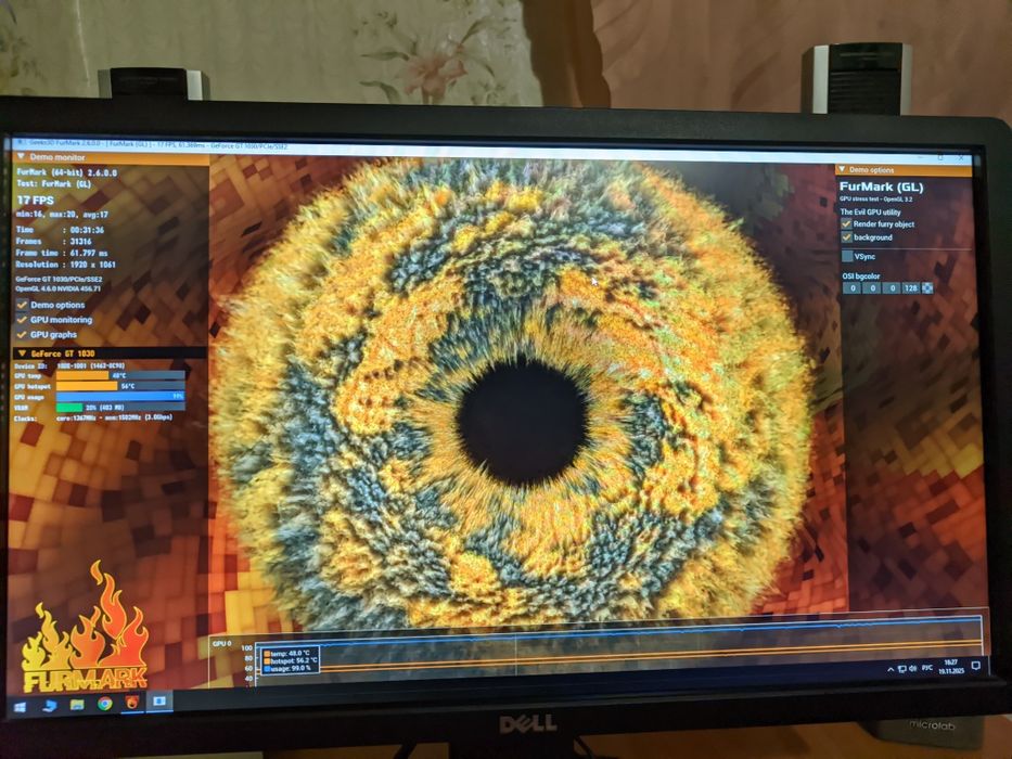 MSI GT 1030 2GB GDDR5 Aero ITX OC – Ідеальний стан, холодна