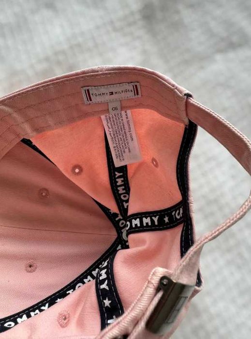 Tommy Hilfiger hat czapka różowa pink z daszkiem basic sport