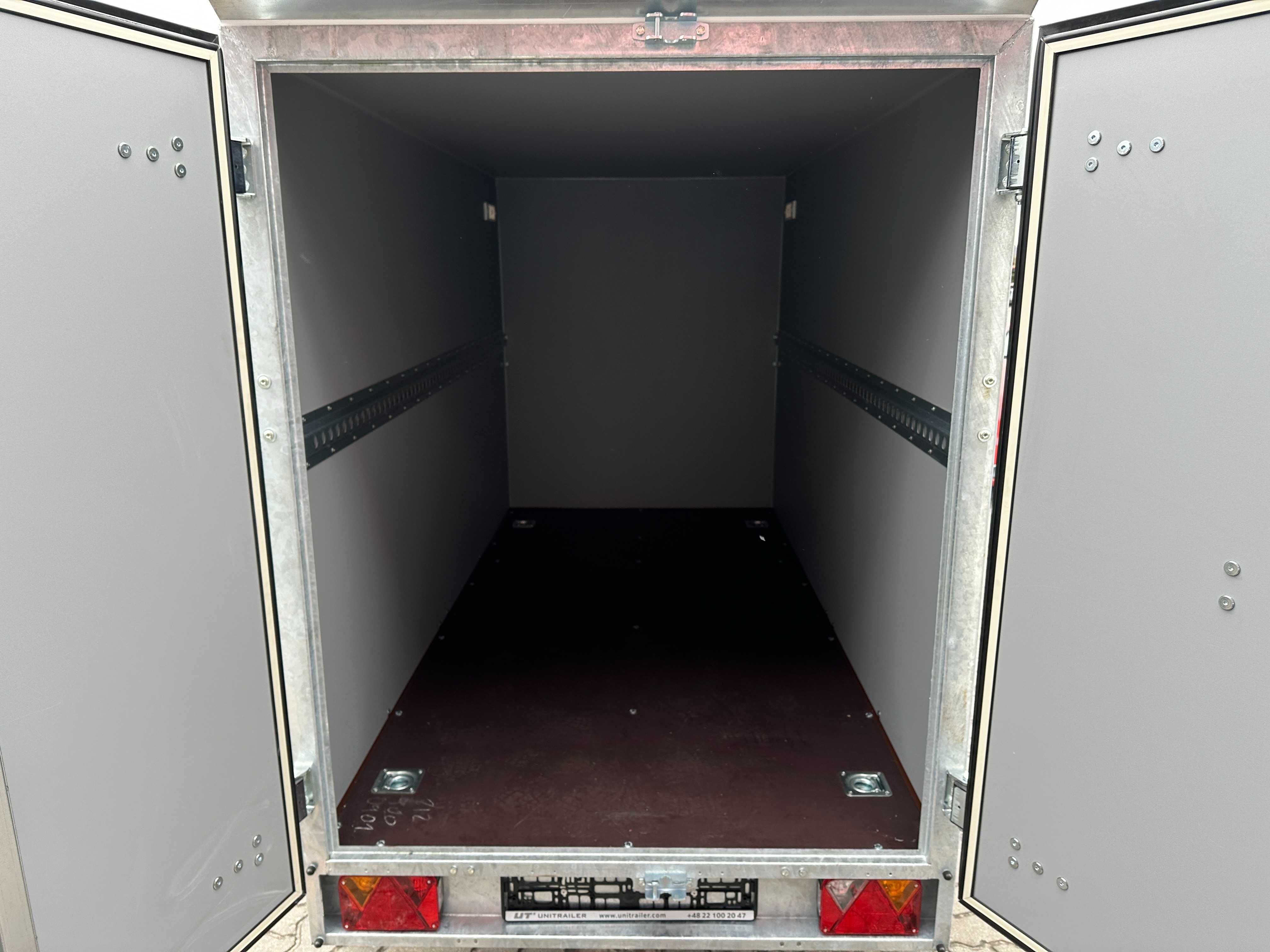 Przyczepa kontener 250x125x150 Temared BOX 2512/2 DMC:750KG DOSTAWA!