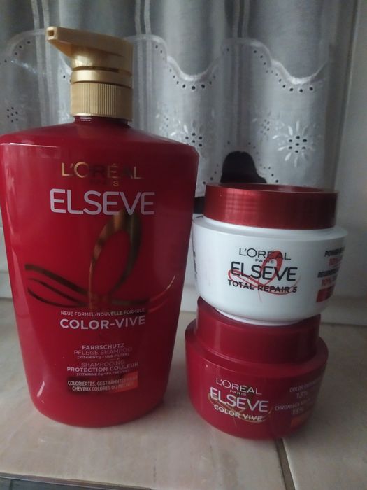 Szampon elseve 1 l + dwie maski do włosów