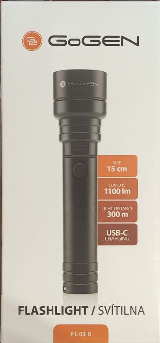 Ліхтарик GoGEN FL03 black (GOGFL03B)