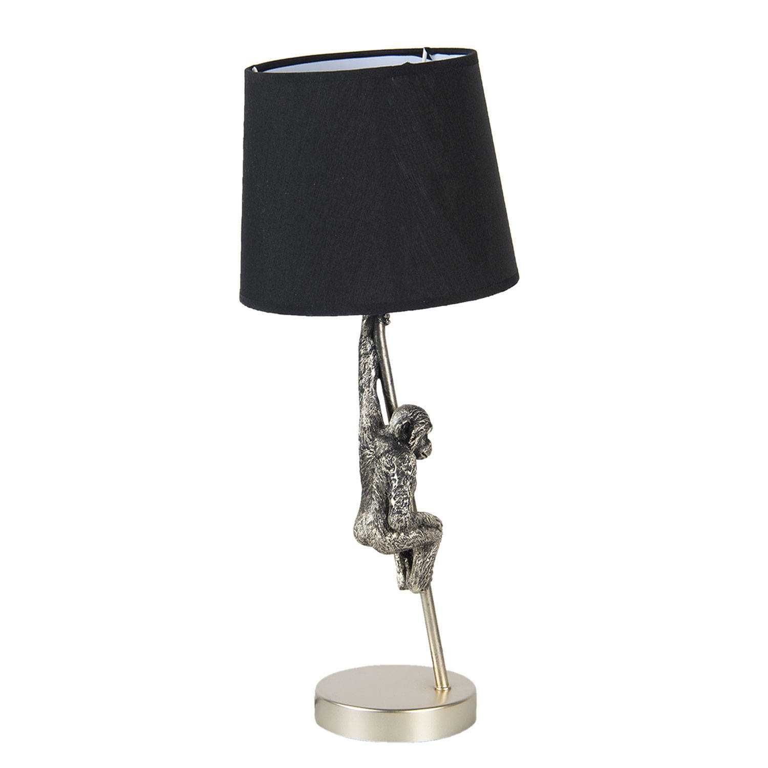 Lampa stołowa z małpką wys. 49cm. 6LMC0049