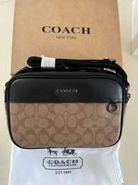 Чоловіча сумка Coach шкіряна