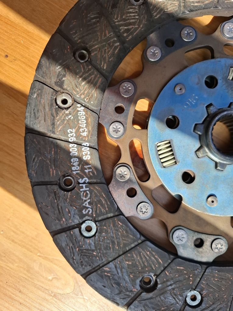 SACHS PASSAT CC 2.0 TDI Zestaw sprzęgła - tarcza, docisk, wysprzeglik