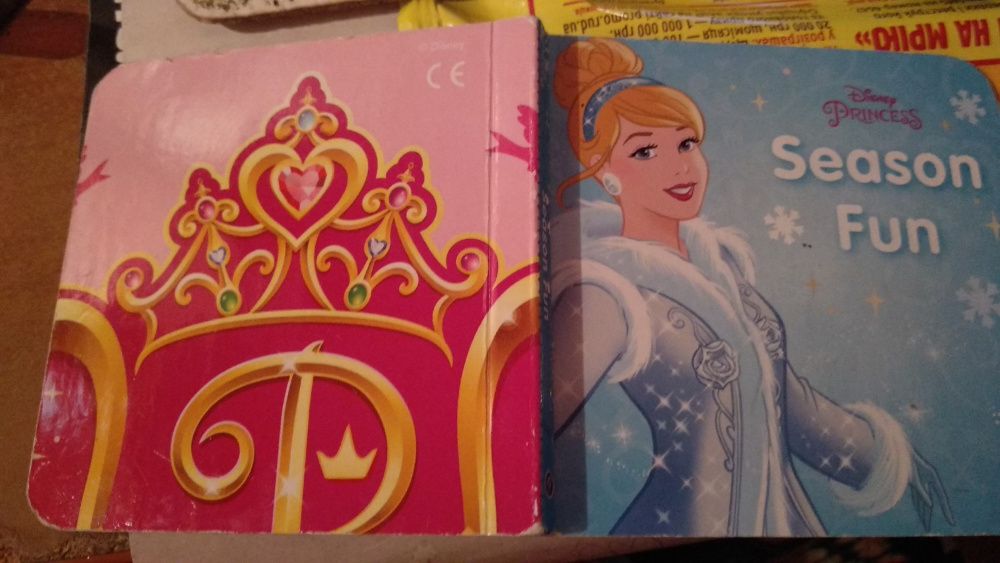сказка книга картон на английском дисней малышка season fun принцесса