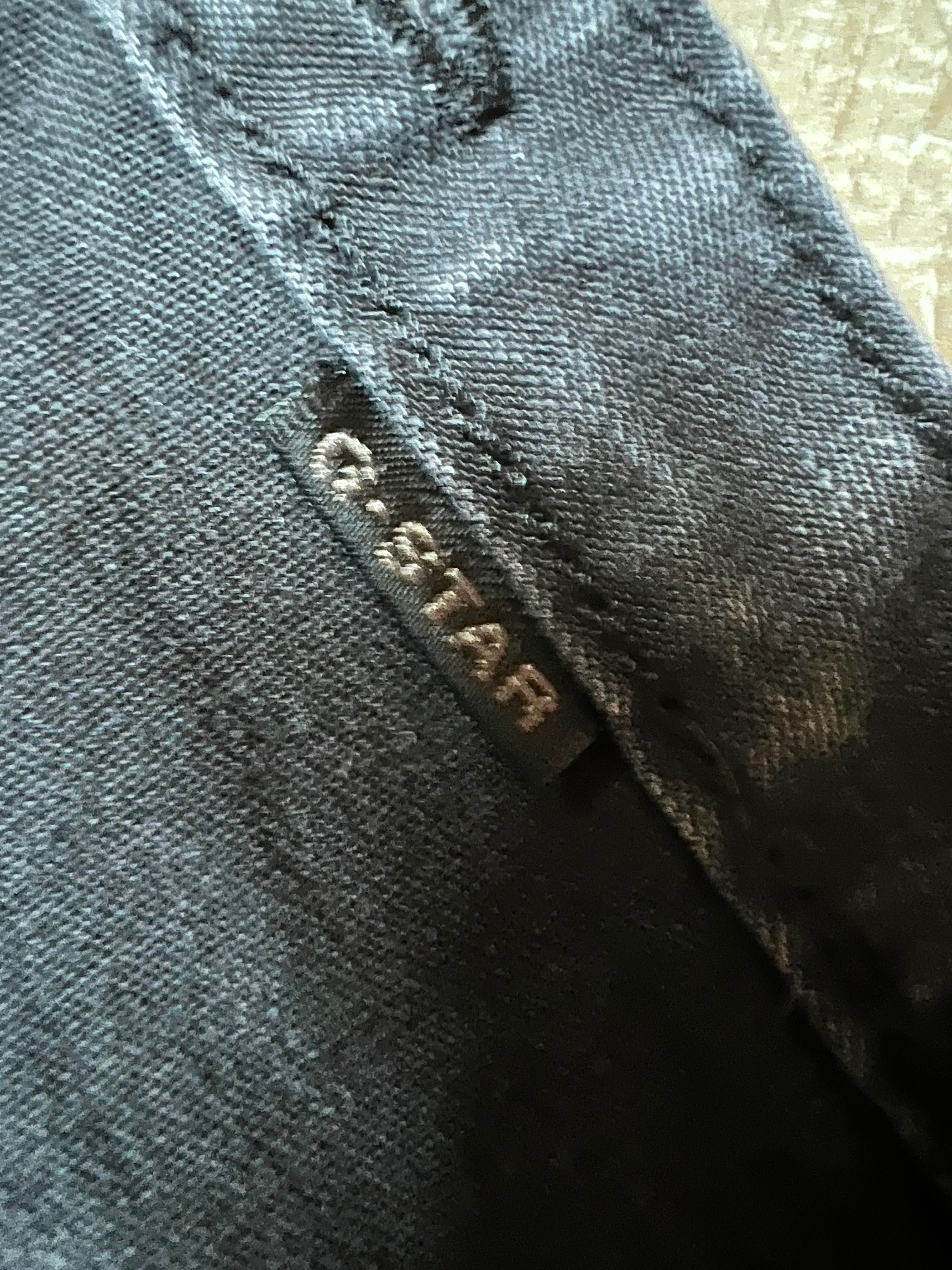 Koszula czarna szara g star raw dobry skład M 38 zapinana na guziki