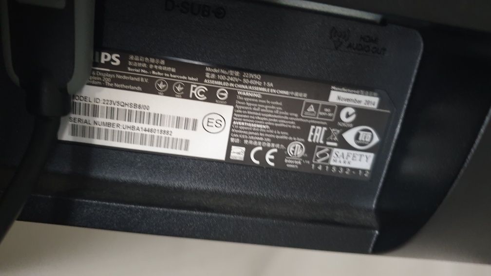 Monitor Philips 5 223V5Q z klawiaturą