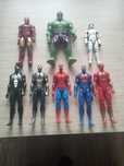 Figurki Spiderman,Ironman,Hulk,Szturmowiec