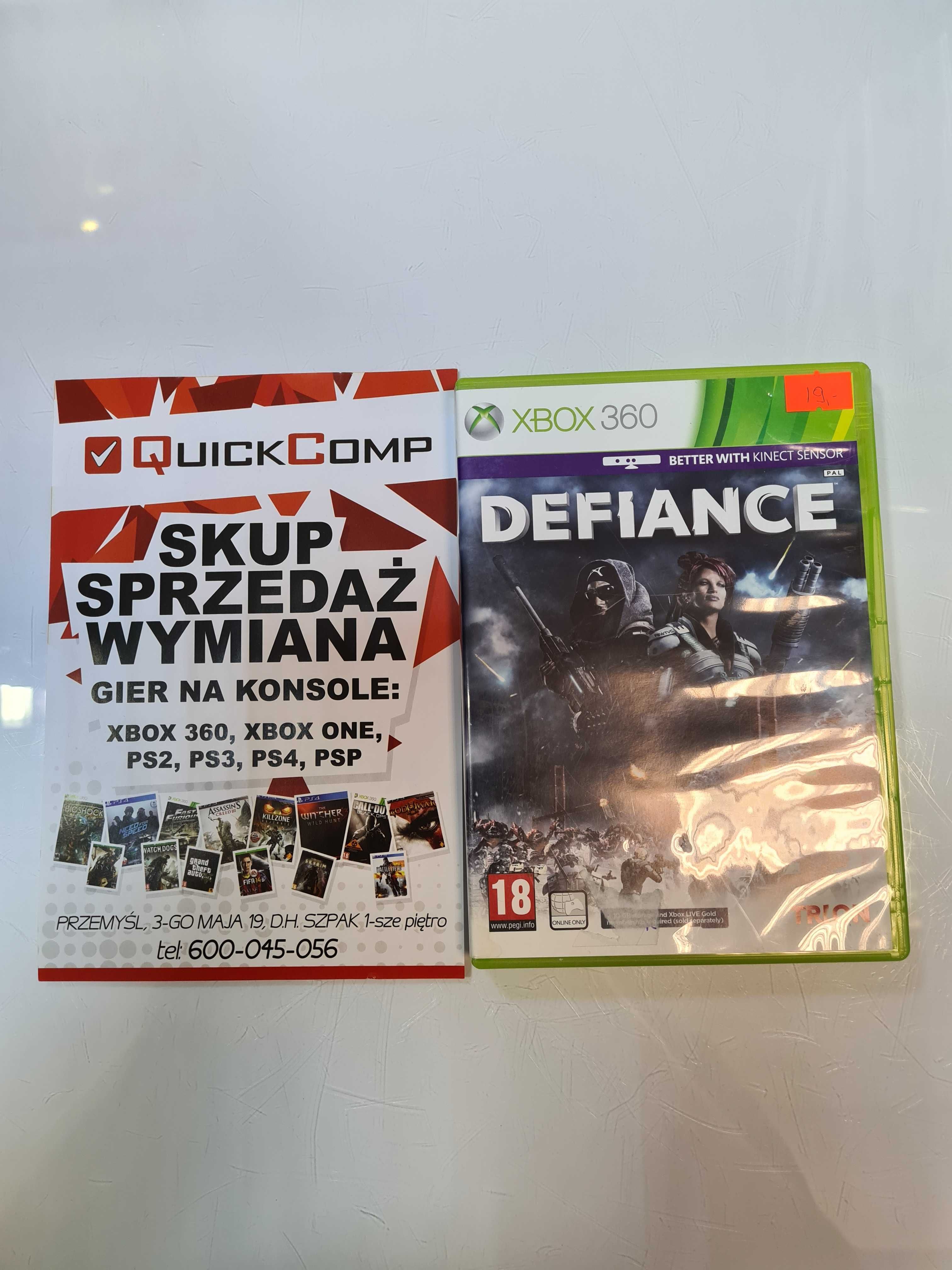 Gra XBOX 360 / X Series Defiance Gwarancja 1 rok QUICK-COMP