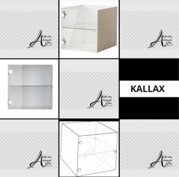 KALLAX ikea elementy montażowe wkładu do regału