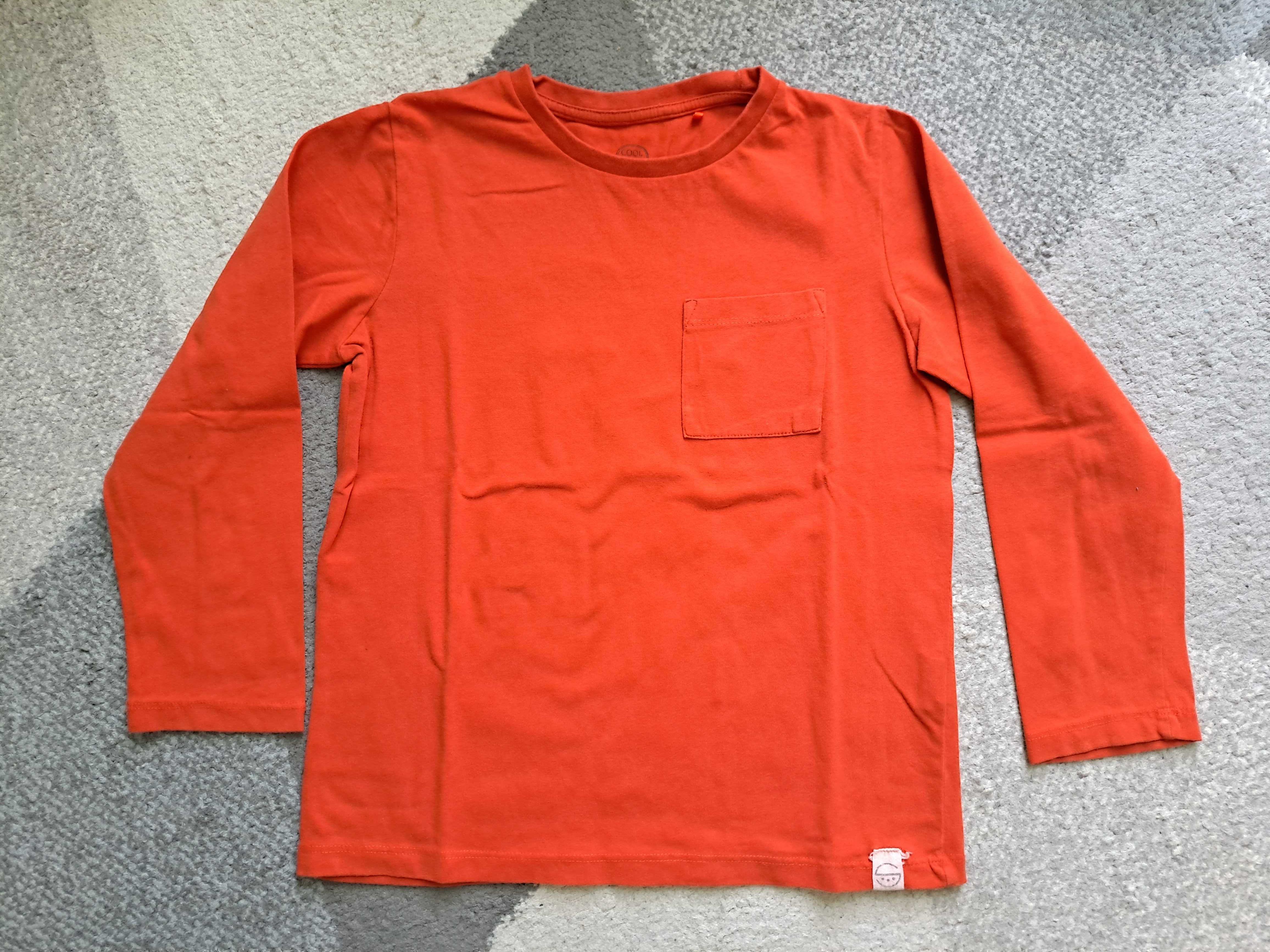 Bluzki koszulki z długim rękawem chłopięce r.128