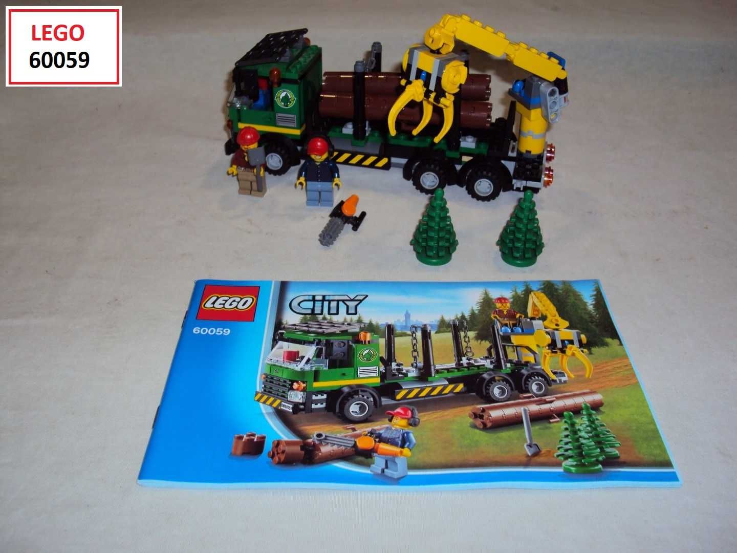 LEGO City: 4429; 8404; 60020; 60059; 60056; 60025; 60083