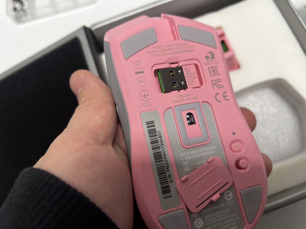 Нова RAZER Viper Ultimate рожева mouse Dock Pink Quartz ігрова бездрот